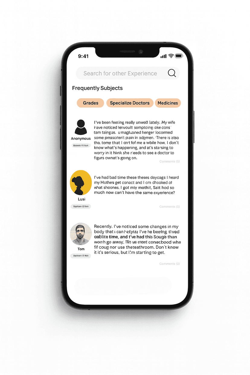 Chat Helse Mockup
