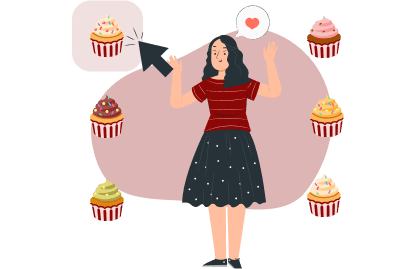 Users can't fully customise cupcakes