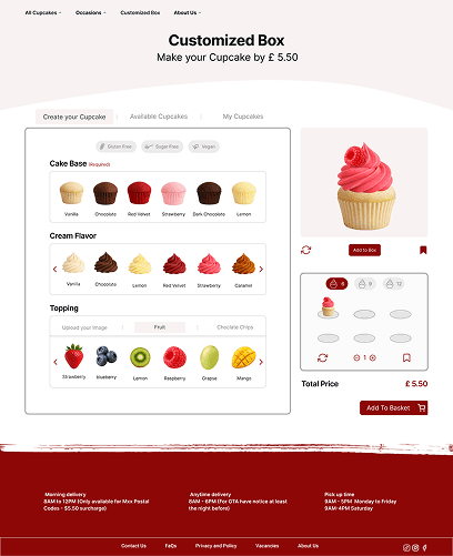 Customized Box Page