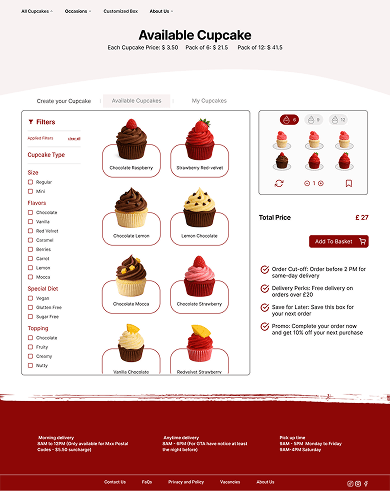 fullbox Cupcake Page