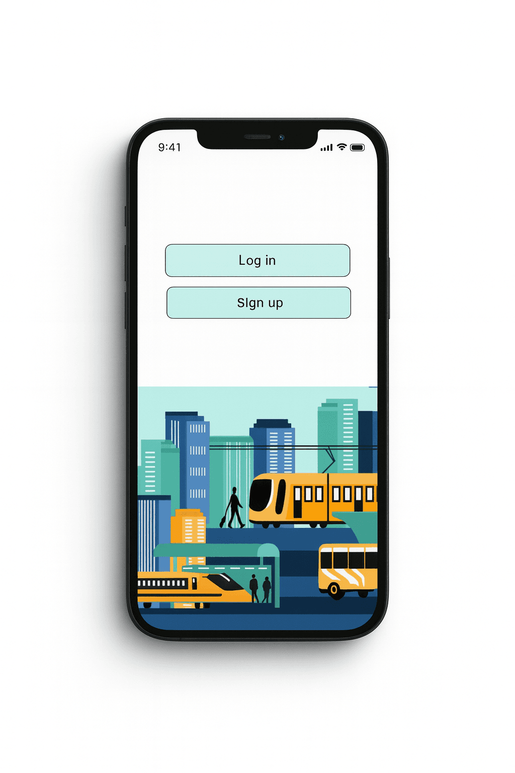 Transport App Mockup
