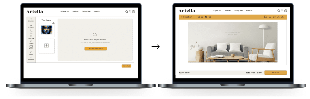 Usability test iteration preview