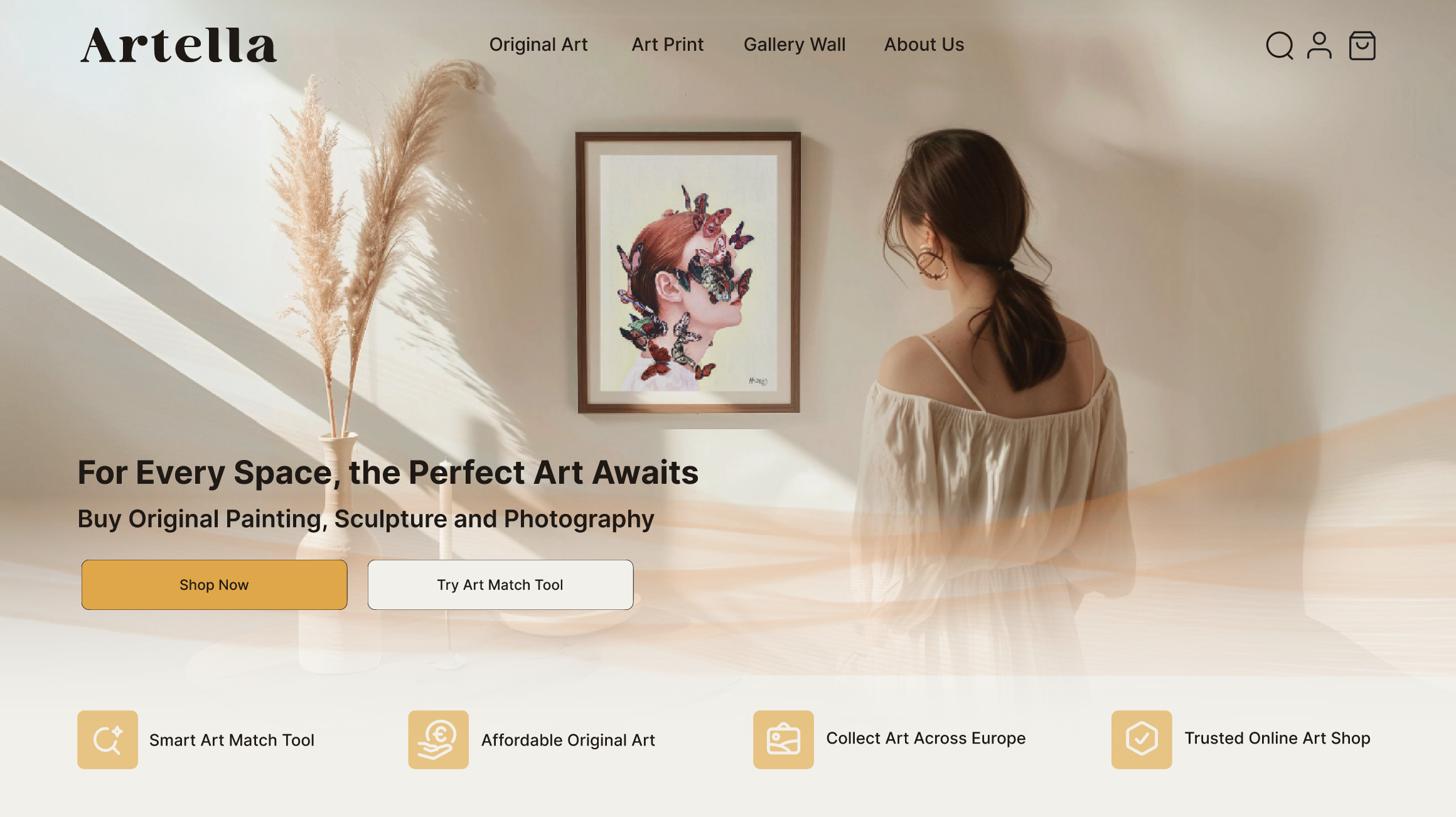Online Artshop - Artella (UX / UI)